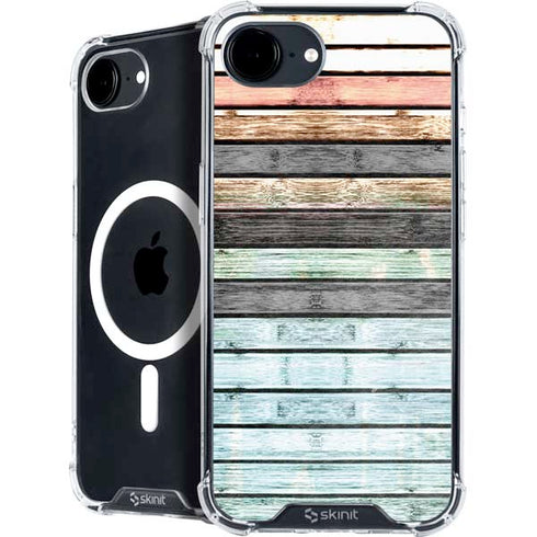 Wooden Stripes iPhone 16e MagSafe Case
