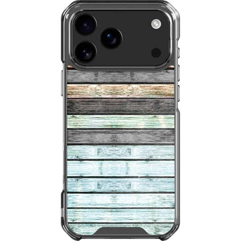 Wooden Stripes iPhone 18 Pro Max Clear Case
