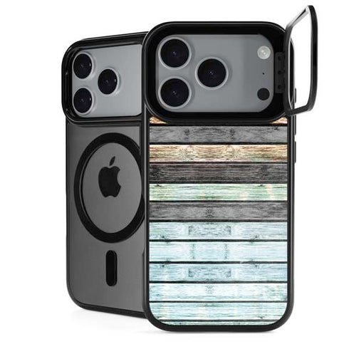 Wooden Stripes iPhone 18 Pro Max Kickstand Case