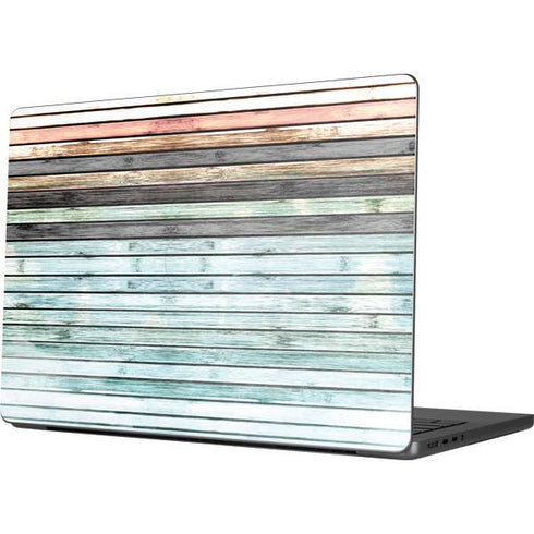Wooden Stripes Apple MacBook Pro 14-inch Skin
