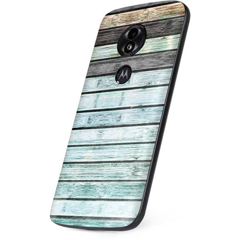 Wooden Stripes Moto E5 Play Skin