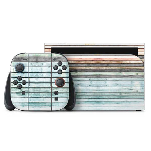 Wooden Stripes Nintendo Skins