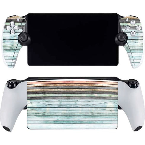 Wooden Stripes PlayStation Portal Remote Player Skin
