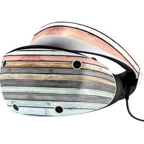 Wooden Stripes PlayStation VR2 Skin