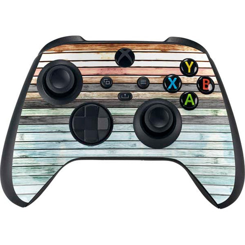 Wooden Stripes Xbox Series X Controller Skin