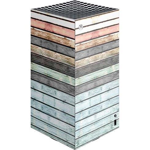 Wooden Stripes XBox Series X Digital Edition Console Skin