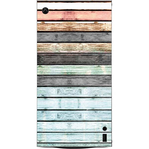 Wooden Stripes XBox Series X Digital Edition Console Skin