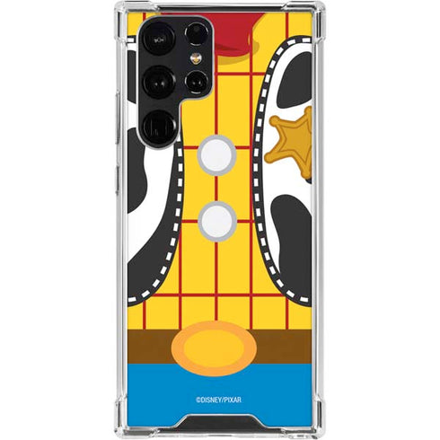 Disney Toy Story Woody Apparel Galaxy S23 Ultra Clear Case