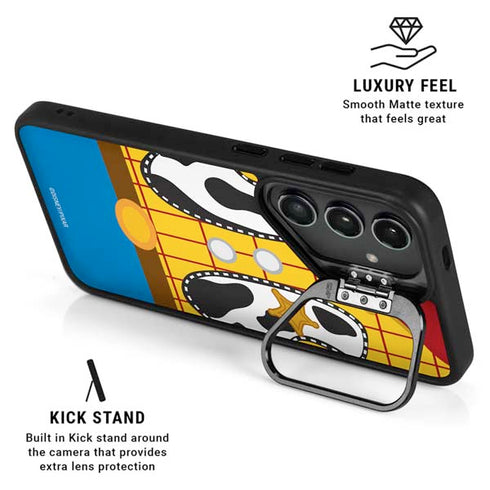 Disney Toy Story Woody Apparel Galaxy S24 FE Kickstand Case