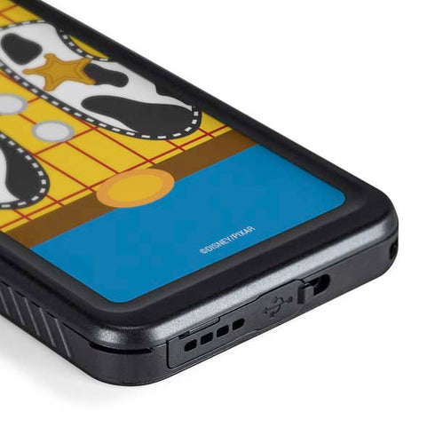Disney Toy Story Woody Apparel Galaxy S24 Plus Waterproof Case