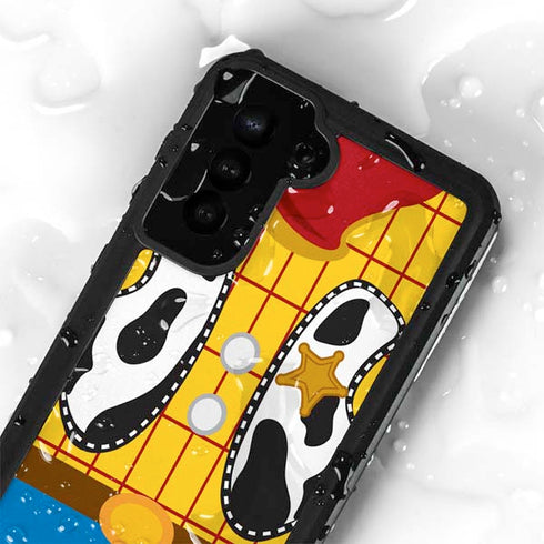 Disney Toy Story Woody Apparel Galaxy S24 Plus Waterproof Case
