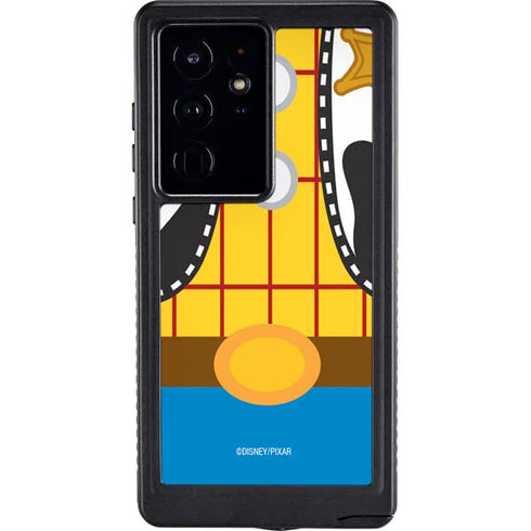 Disney Toy Story Woody Apparel Galaxy S24 Ultra Waterproof Case