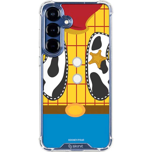 Disney Toy Story Woody Apparel Galaxy S25 Clear Case