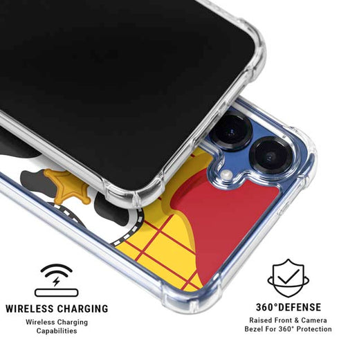 Disney Toy Story Woody Apparel Galaxy S25 Plus Clear Case