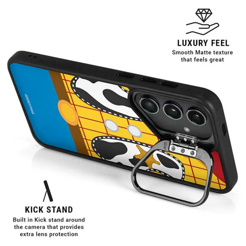 Disney Toy Story Woody Apparel Galaxy S26 Kickstand Case