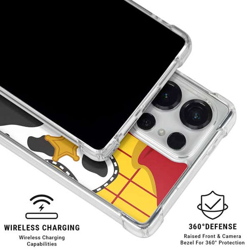 Disney Toy Story Woody Apparel Galaxy S26 Ultra Clear Case