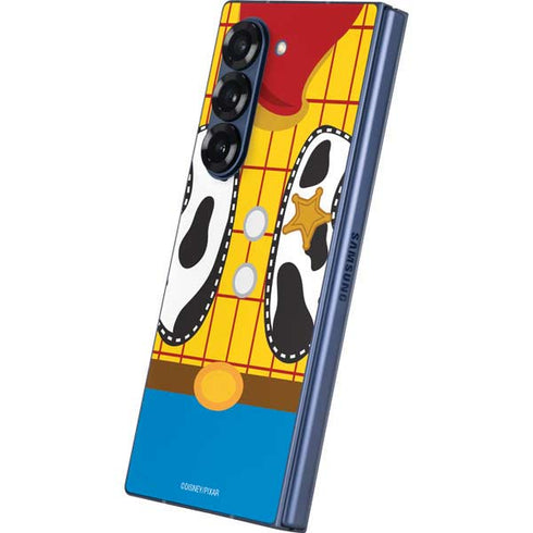 Disney Toy Story Woody Apparel Galaxy Z Fold6 Skin