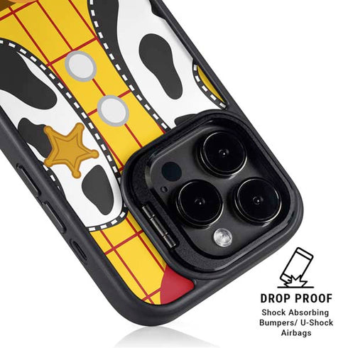 Disney Toy Story Woody Apparel iPhone 15 Pro Kickstand Case