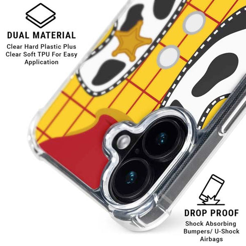 Disney Toy Story Woody Apparel iPhone 16 Plus MagSafe Case