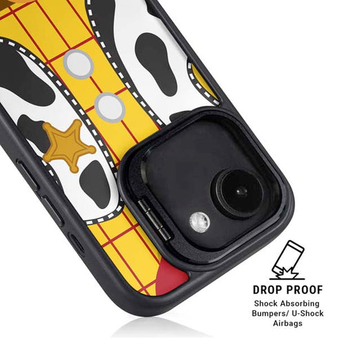 Disney Toy Story Woody Apparel iPhone 16e Kickstand Case