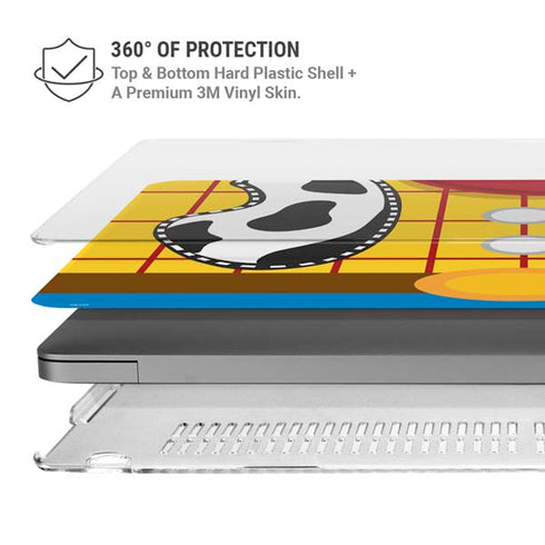 Disney Toy Story Woody Apparel MacBook Pro 14in (2021-24) Case plus Skin