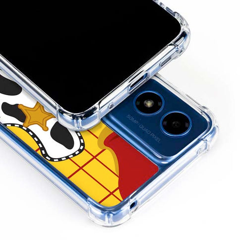Disney Toy Story Woody Apparel Moto G Play 4G (2024) Clear Case