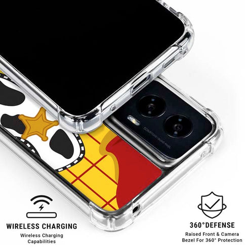 Disney Toy Story Woody Apparel Moto G Power 5G (2024) Clear Case