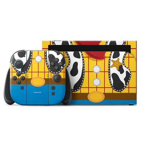 Disney Toy Story Woody Apparel Nintendo Switch 2 (2025) with Joy-Con Skin