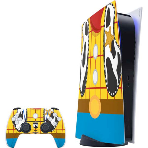 Disney Toy Story Woody Apparel PlayStation PS5 Skins
