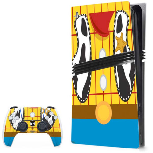 Disney Toy Story Woody Apparel PlayStation PS5 Skins