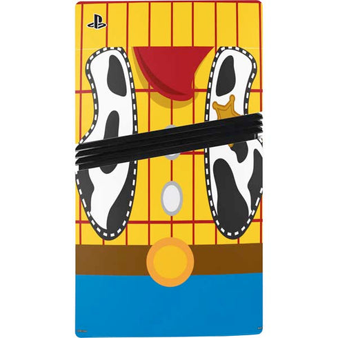 Disney Toy Story Woody Apparel PS5 Pro Disk Bundle Skin
