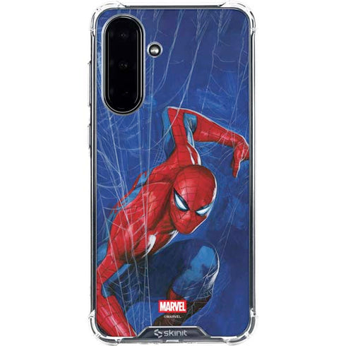 Marvel Spiderman World of Webs Galaxy A36 5G Clear Case