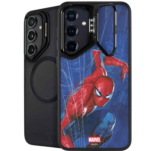 Marvel Spiderman World of Webs Galaxy S25 Kickstand Case