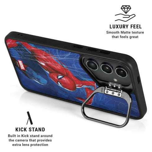 Marvel Spiderman World of Webs Galaxy S25 Kickstand Case
