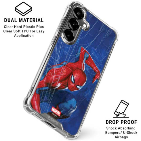 Marvel Spiderman World of Webs Galaxy S26 Plus Clear Case