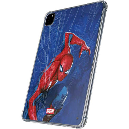 Marvel Spiderman World of Webs iPad Pro 11in (2024) Clear Case