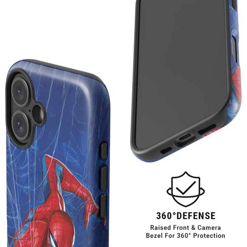 Marvel Spiderman World of Webs iPhone 16 Magsafe Impact Case