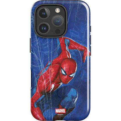 Marvel Spiderman World of Webs iPhone 16 Pro Magsafe Impact Case
