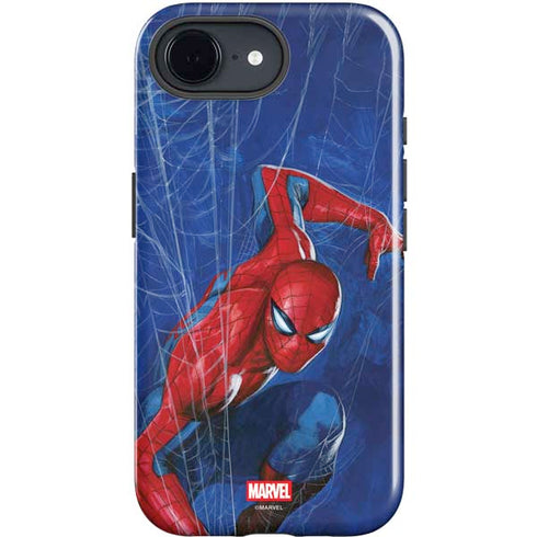 Marvel Spiderman World of Webs iPhone 16e Impact Case