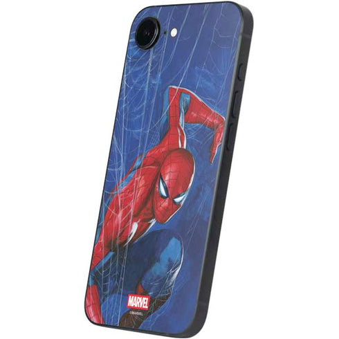 Marvel Spiderman World of Webs iPhone 16e Skin