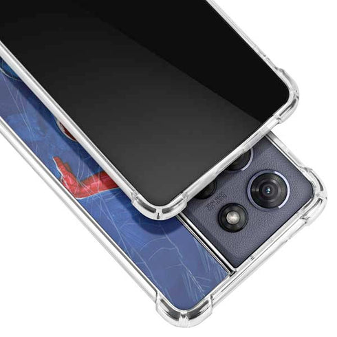 Marvel Spiderman World of Webs Moto G 5G (2025) Clear Case