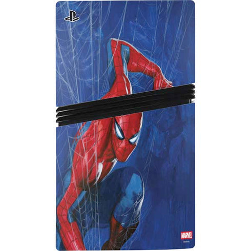 Marvel Spiderman World of Webs PS5 Pro Disk Bundle Skin