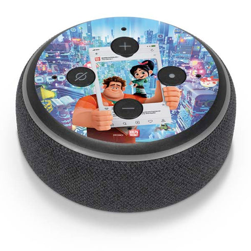 Disney Wreck-it Ralph and Vanellope Instagram Pose Amazon Echo Dot Skin