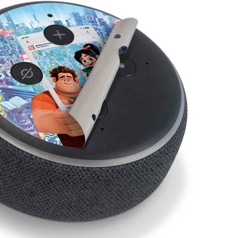Disney Wreck-it Ralph and Vanellope Instagram Pose Amazon Echo Dot Skin
