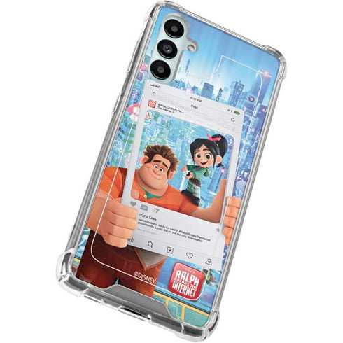 Disney Wreck-it Ralph and Vanellope Instagram Pose Gabb Phone 4 Clear Case