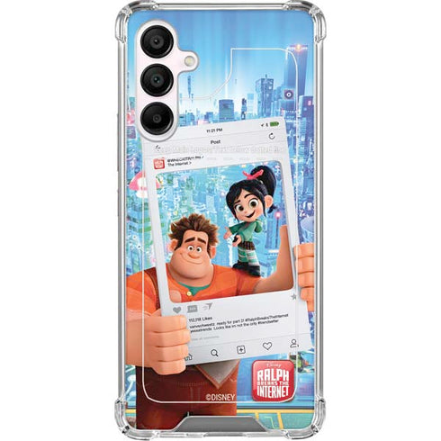 Disney Wreck-it Ralph and Vanellope Instagram Pose Galaxy A16 5G Clear Case