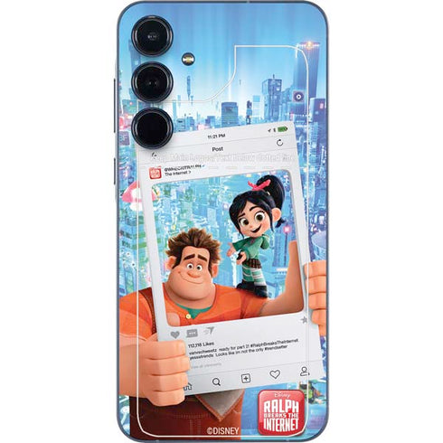 Disney Wreck-it Ralph and Vanellope Instagram Pose Galaxy A55 5G Skin