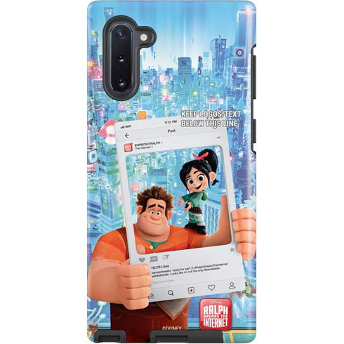 Disney Wreck-it Ralph and Vanellope Instagram Pose Galaxy Cases