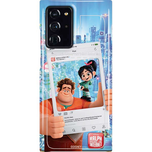 Disney Wreck-it Ralph and Vanellope Instagram Pose Galaxy Cases
