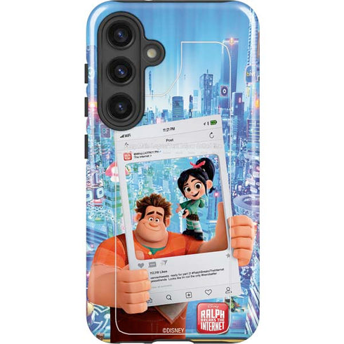 Disney Wreck-it Ralph and Vanellope Instagram Pose Galaxy S25 Impact Case